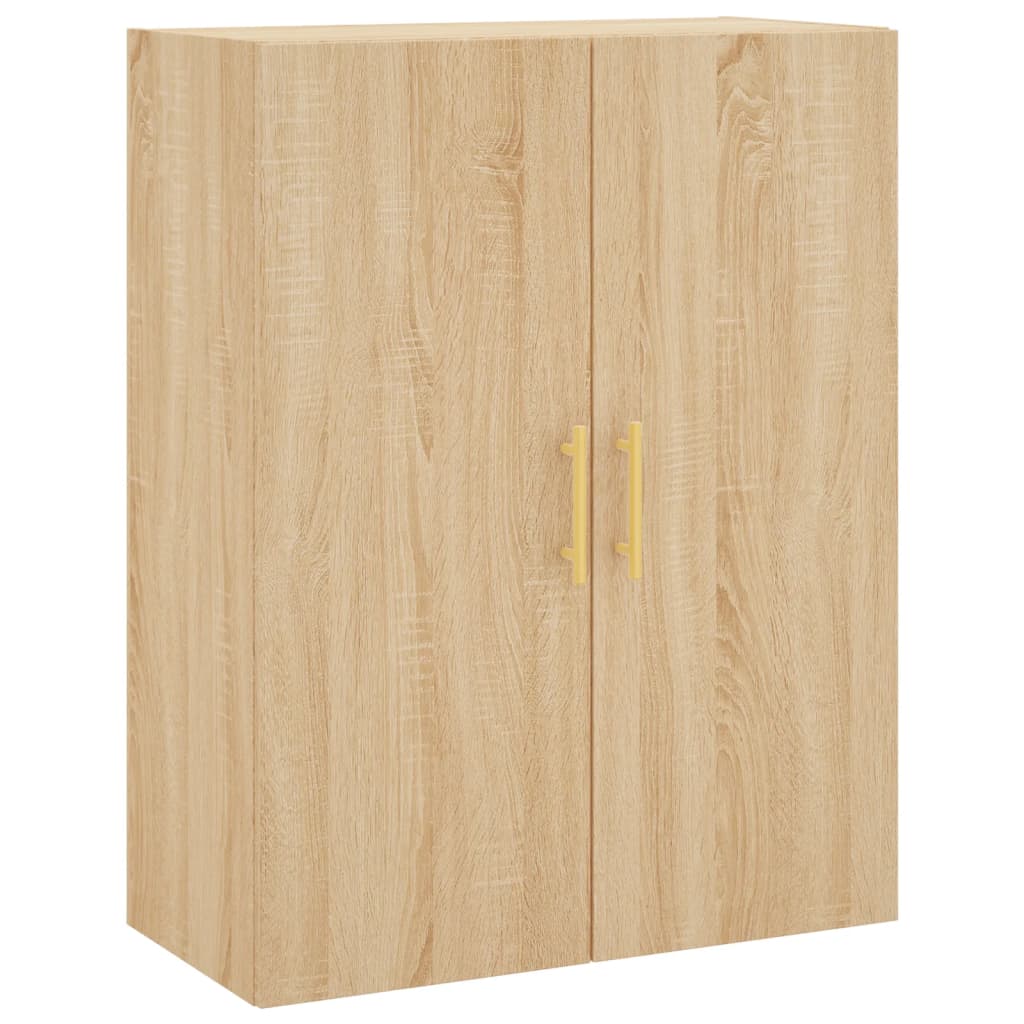 Wall Mounted Cabinet Sonoma Oak 69,5x34x90 cm