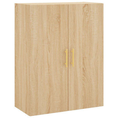 Wall Mounted Cabinet Sonoma Oak 69,5x34x90 cm