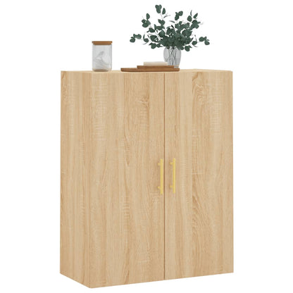Wall Mounted Cabinet Sonoma Oak 69,5x34x90 cm