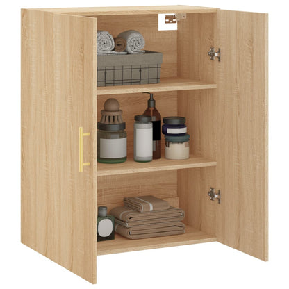 Wall Mounted Cabinet Sonoma Oak 69,5x34x90 cm