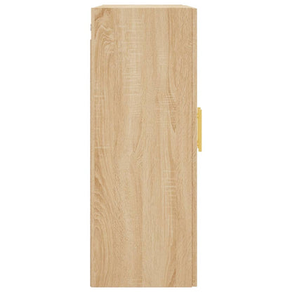 Wall Mounted Cabinet Sonoma Oak 69,5x34x90 cm