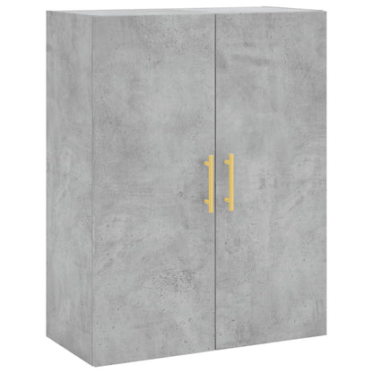 Wall Mounted Cabinet Concrete Grey 69,5x34x90 cm