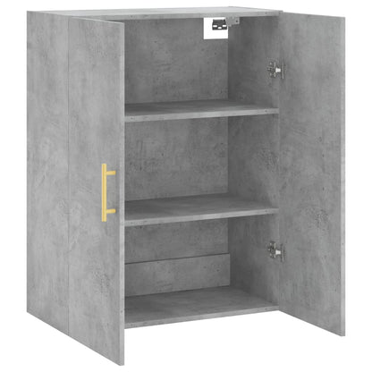 Wall Mounted Cabinet Concrete Grey 69,5x34x90 cm