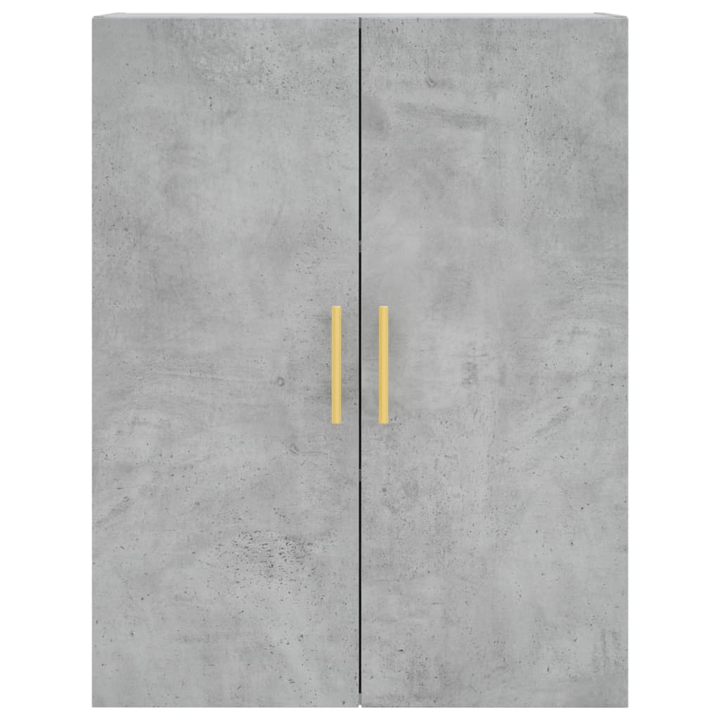 Wall Mounted Cabinet Concrete Grey 69,5x34x90 cm