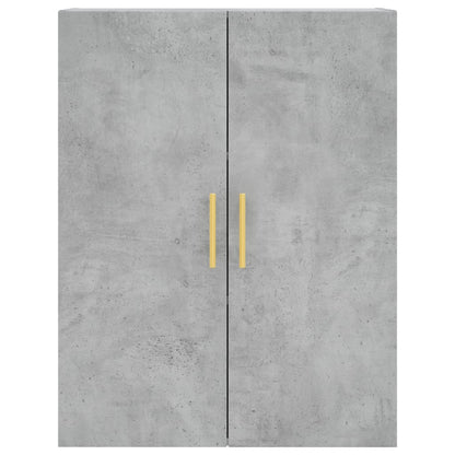 Wall Mounted Cabinet Concrete Grey 69,5x34x90 cm