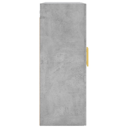 Wall Mounted Cabinet Concrete Grey 69,5x34x90 cm
