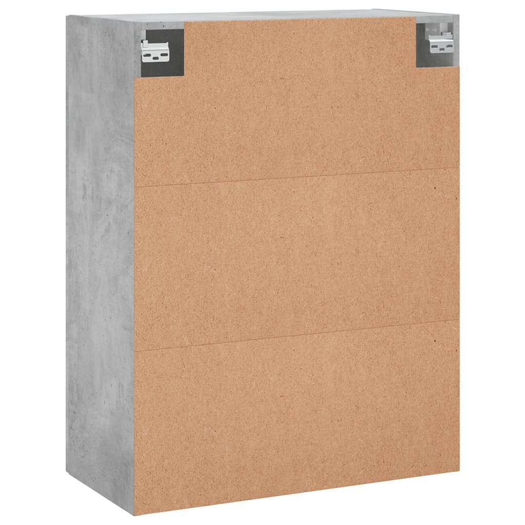 Wall Mounted Cabinet Concrete Grey 69,5x34x90 cm
