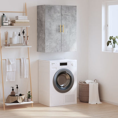 Wall Mounted Cabinet Concrete Grey 69,5x34x90 cm