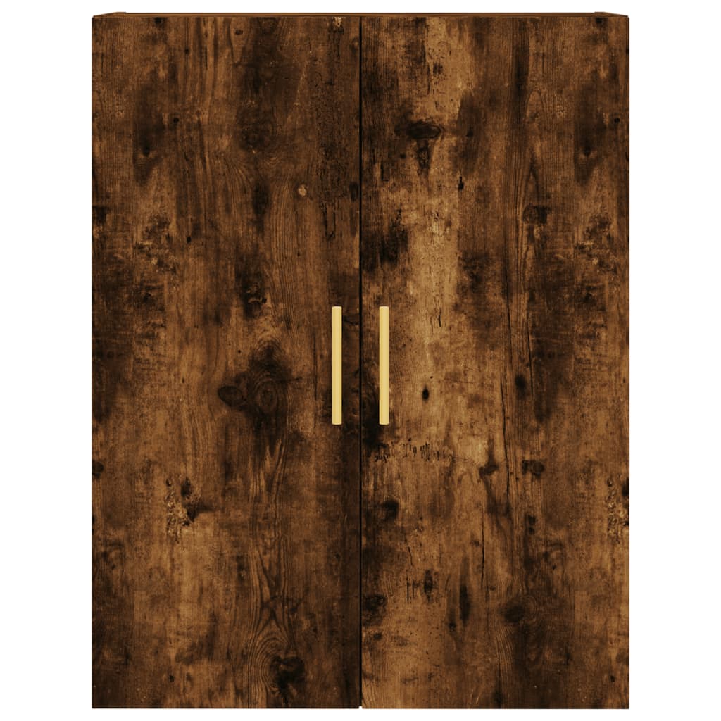 Wall Mounted Cabinet Smoked Oak 69,5x34x90 cm