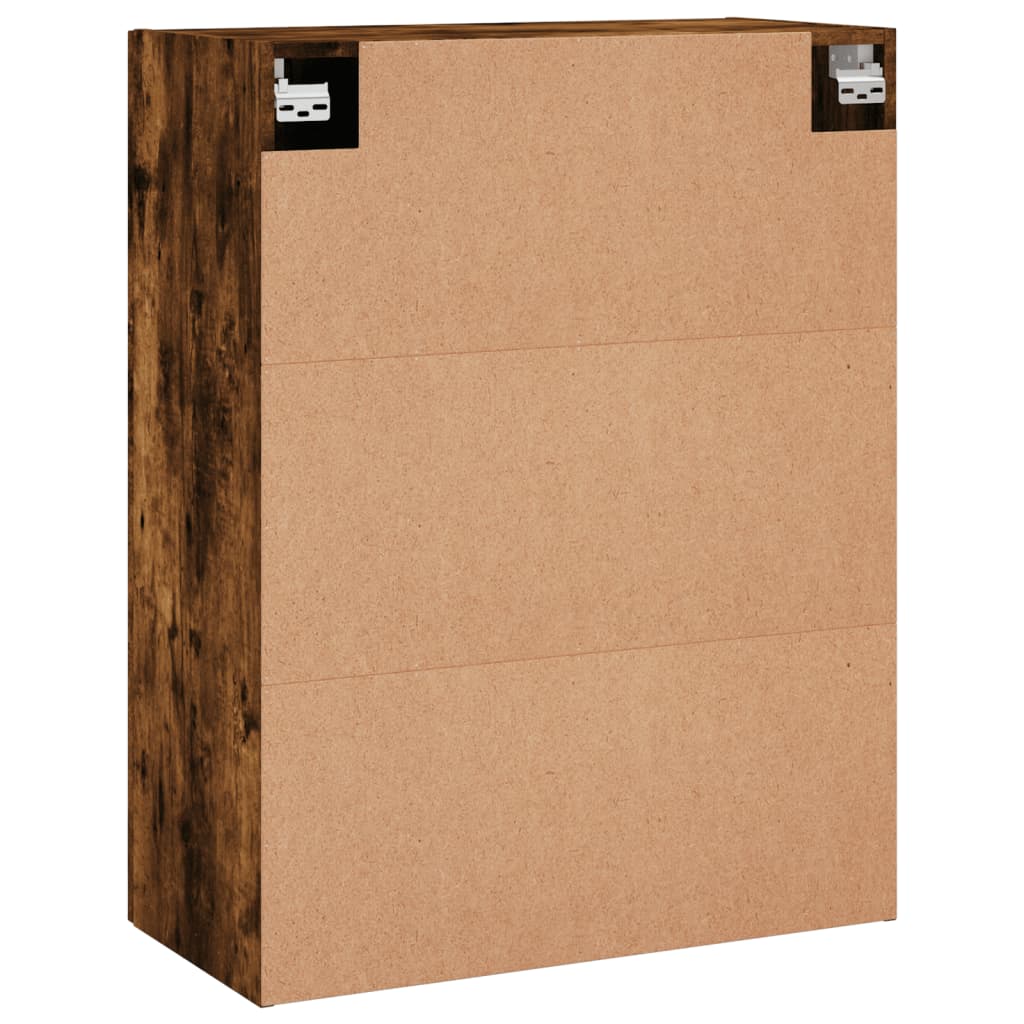 Wall Mounted Cabinet Smoked Oak 69,5x34x90 cm