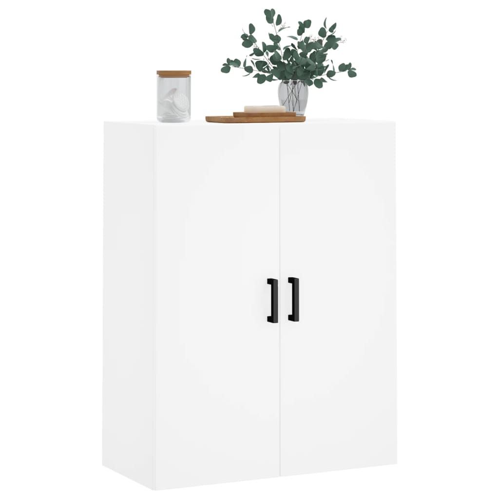 Wall Mounted Cabinet White 69,5x34x90 cm