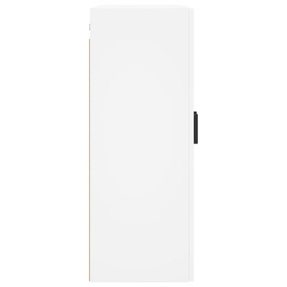 Wall Mounted Cabinet White 69,5x34x90 cm