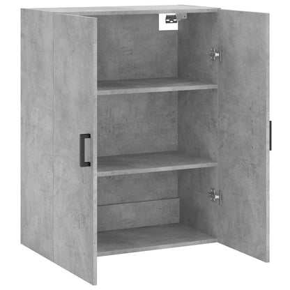 Wall Mounted Cabinet Concrete Grey 69,5x34x90 cm