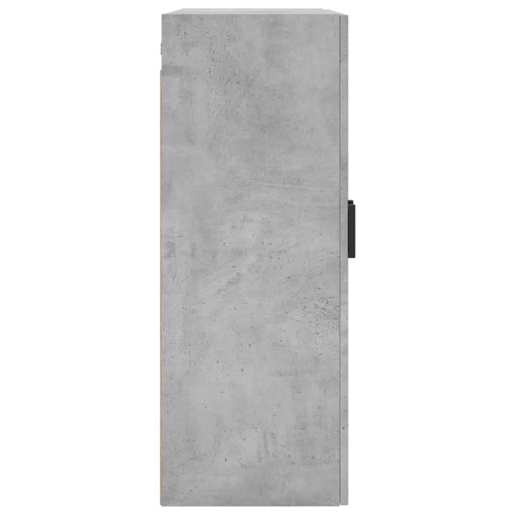 Wall Mounted Cabinet Concrete Grey 69,5x34x90 cm