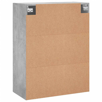Wall Mounted Cabinet Concrete Grey 69,5x34x90 cm