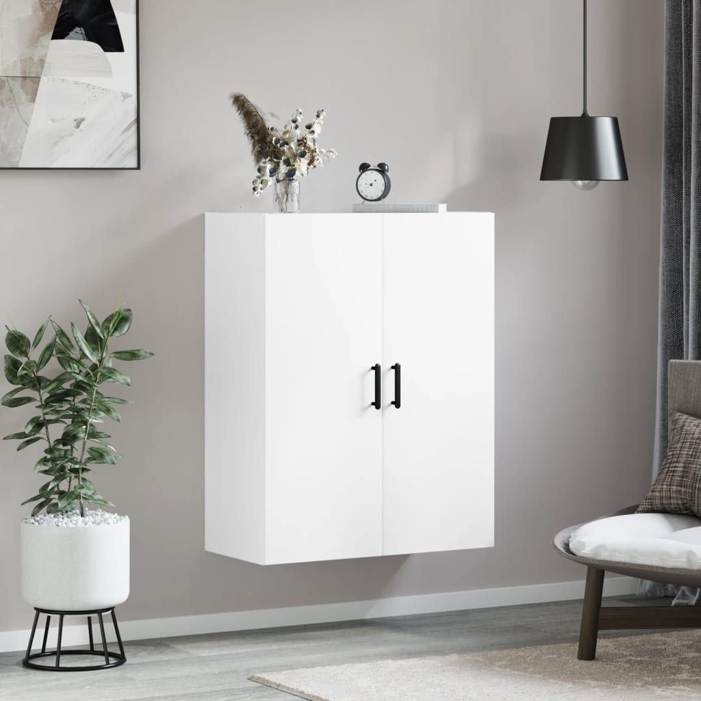Wall Mounted Cabinet White 69,5x34x90 cm