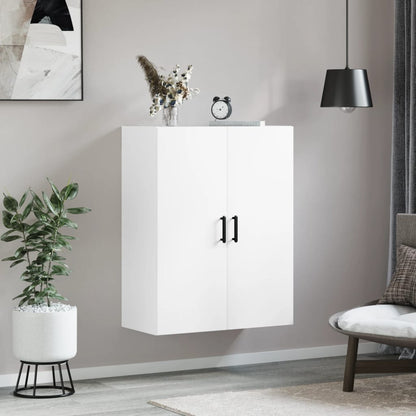Wall Mounted Cabinet White 69,5x34x90 cm