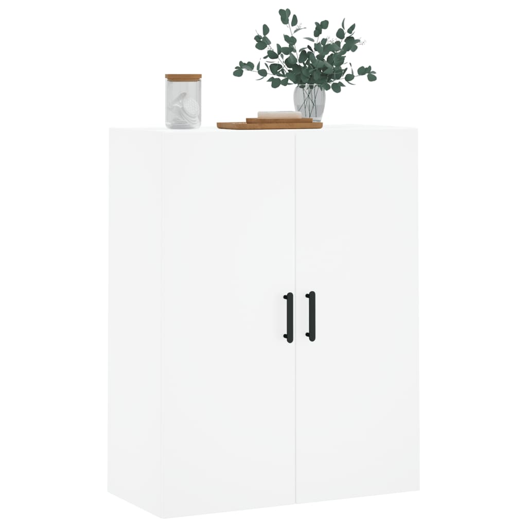 Wall Mounted Cabinet White 69,5x34x90 cm