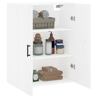 Wall Mounted Cabinet White 69,5x34x90 cm