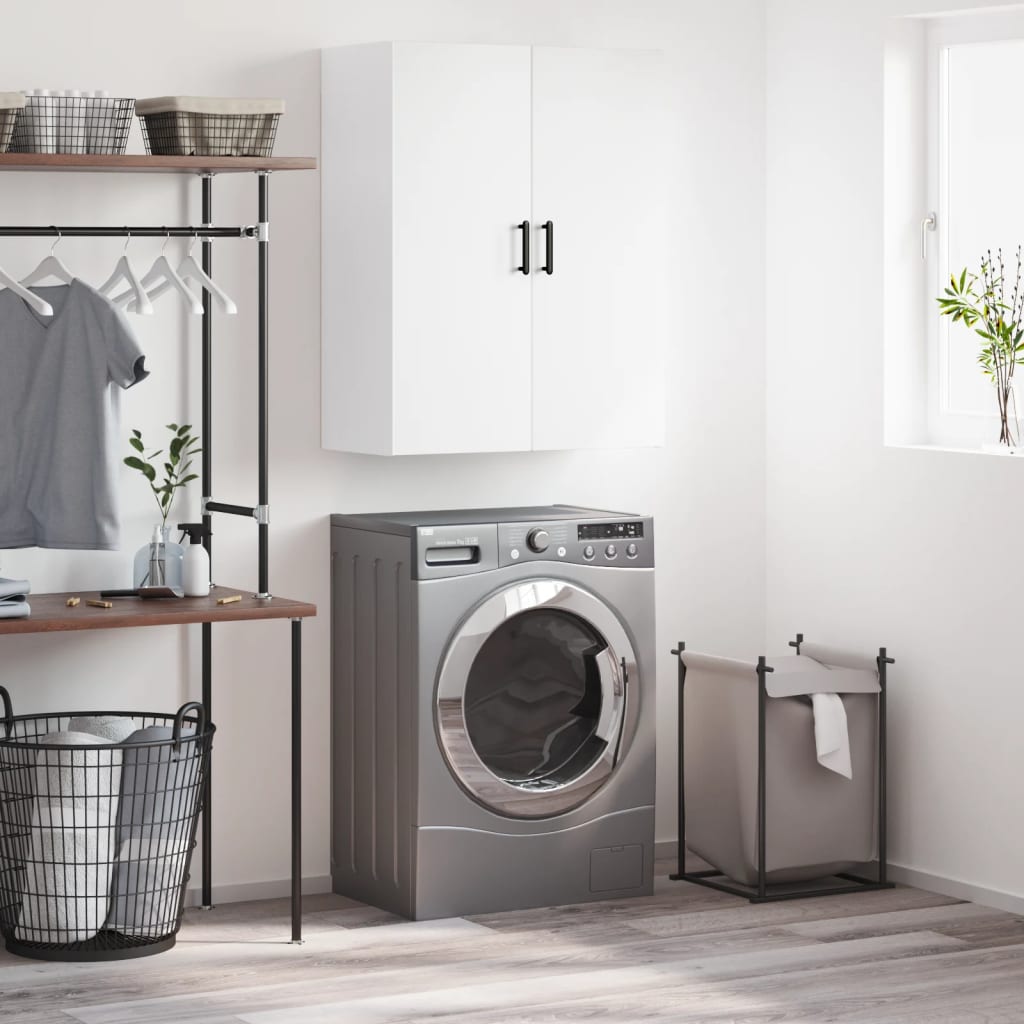 Wall Mounted Cabinet White 69,5x34x90 cm