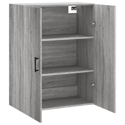 Wall Mounted Cabinet Grey Sonoma 69,5x34x90 cm