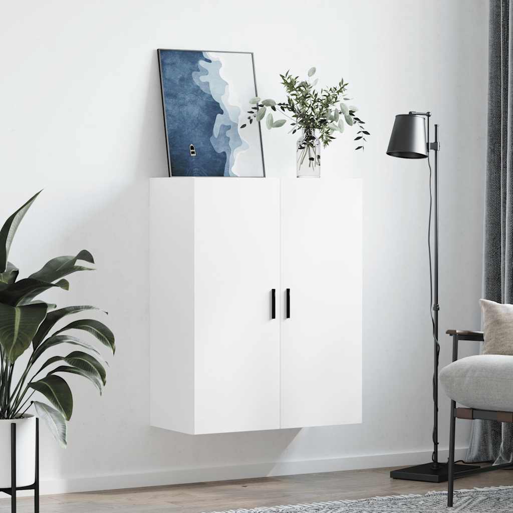 Wall Mounted Cabinet White 69,5x34x90 cm