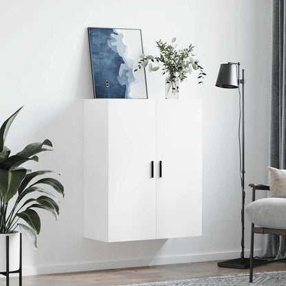Wall Mounted Cabinet White 69,5x34x90 cm