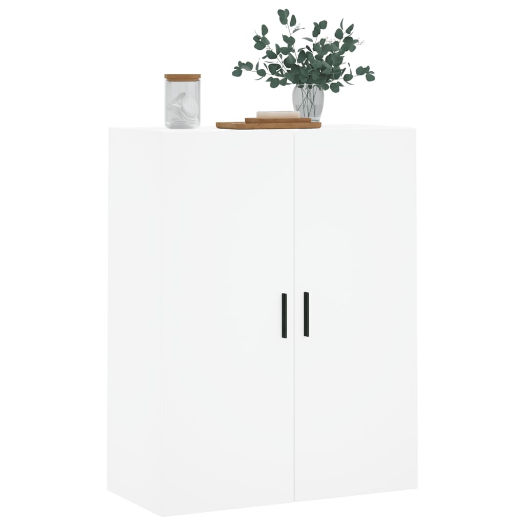 Wall Mounted Cabinet White 69,5x34x90 cm
