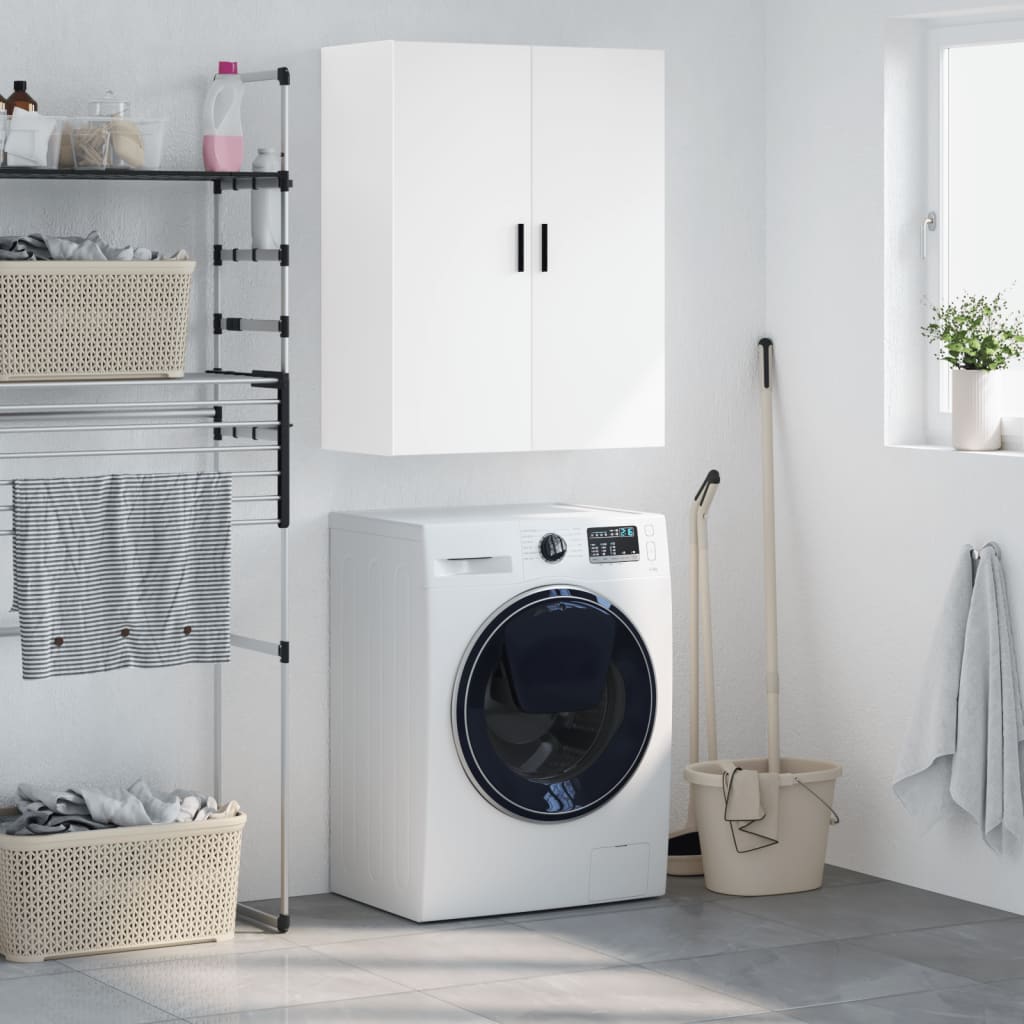 Wall Mounted Cabinet White 69,5x34x90 cm