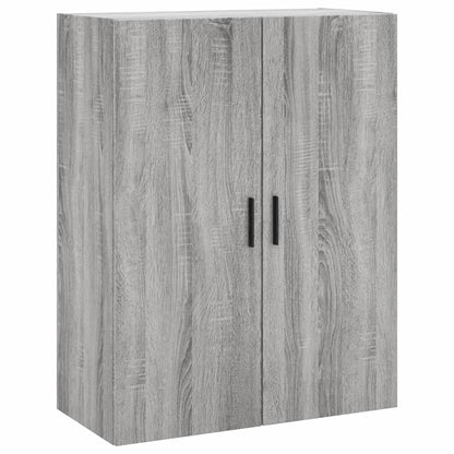 Wall Mounted Cabinet Grey Sonoma 69,5x34x90 cm