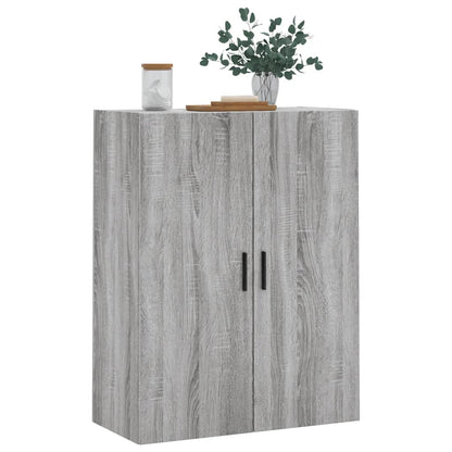 Wall Mounted Cabinet Grey Sonoma 69,5x34x90 cm