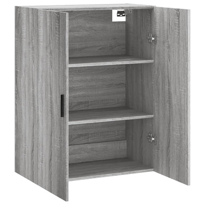 Wall Mounted Cabinet Grey Sonoma 69,5x34x90 cm