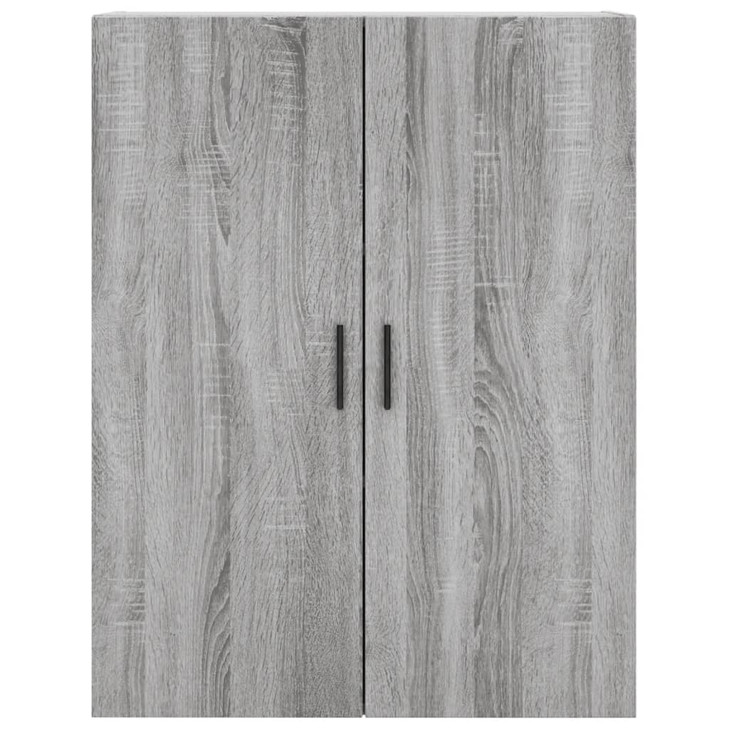 Wall Mounted Cabinet Grey Sonoma 69,5x34x90 cm