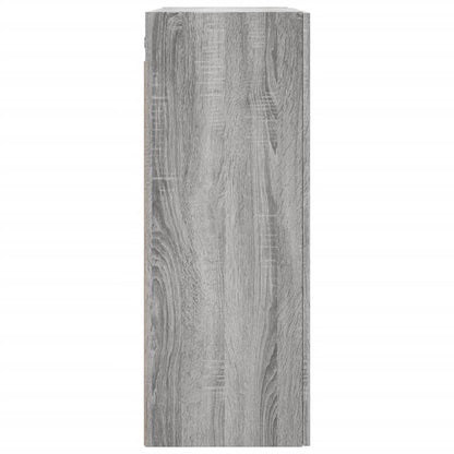 Wall Mounted Cabinet Grey Sonoma 69,5x34x90 cm