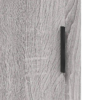 Wall Mounted Cabinet Grey Sonoma 69,5x34x90 cm