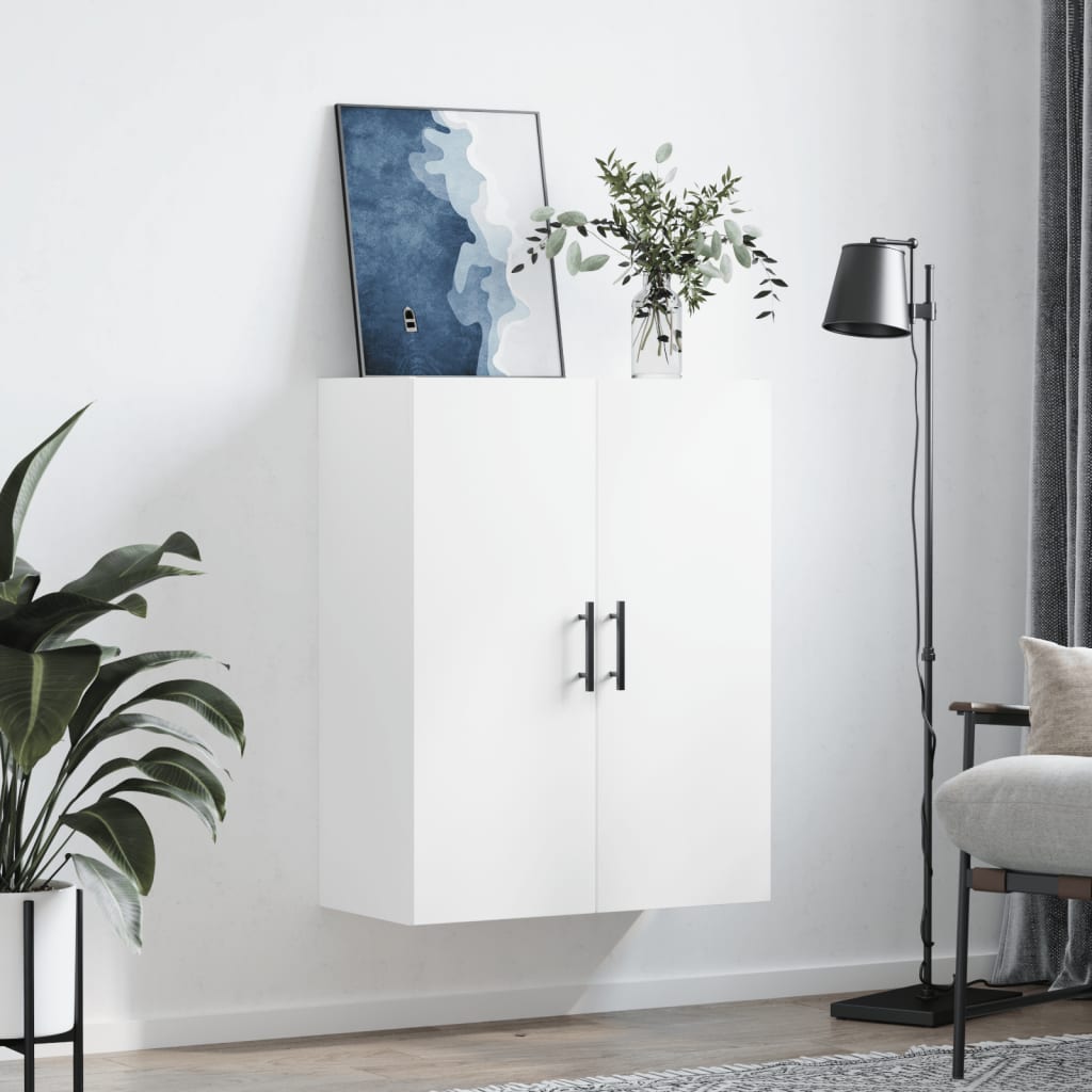 Wall Mounted Cabinet White 69,5x34x90 cm