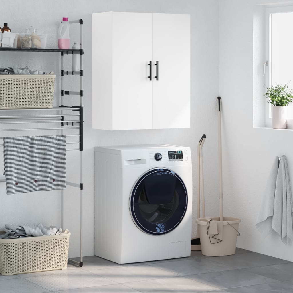 Wall Mounted Cabinet White 69,5x34x90 cm