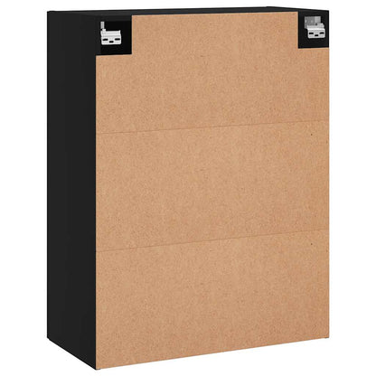 Wall Mounted Cabinet Black 69,5x34x90 cm