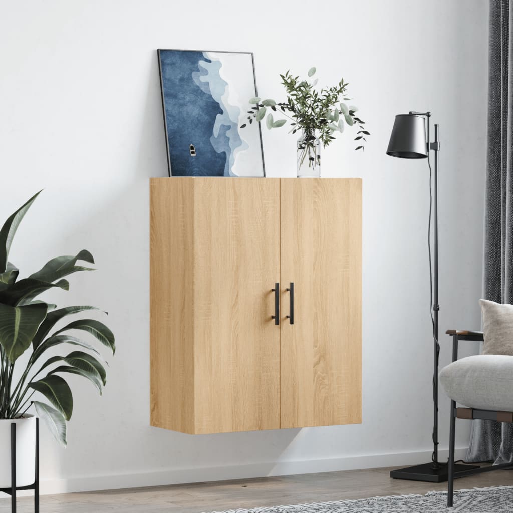 Wall Mounted Cabinet Sonoma Oak 69,5x34x90 cm