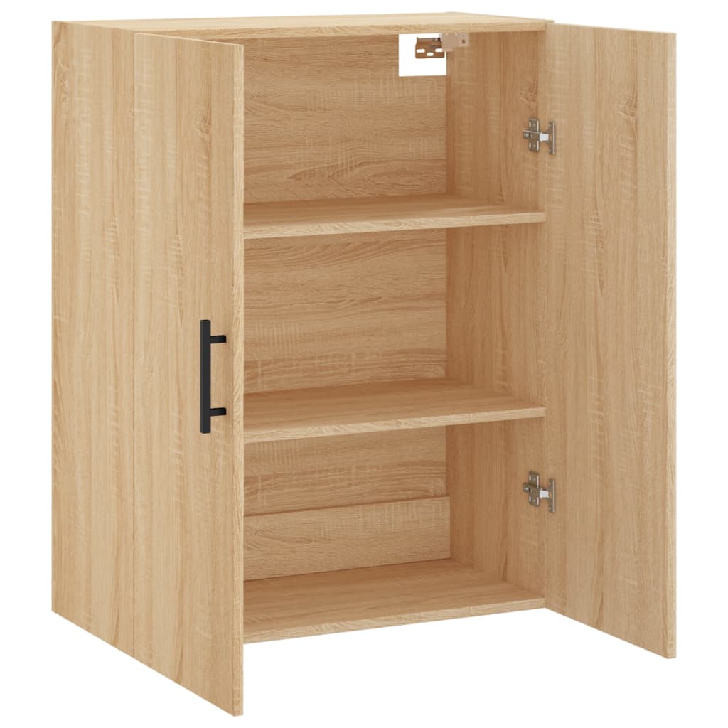 Wall Mounted Cabinet Sonoma Oak 69,5x34x90 cm