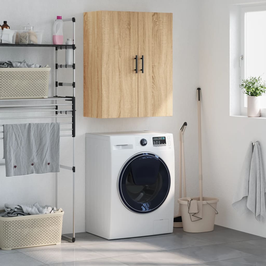 Wall Mounted Cabinet Sonoma Oak 69,5x34x90 cm