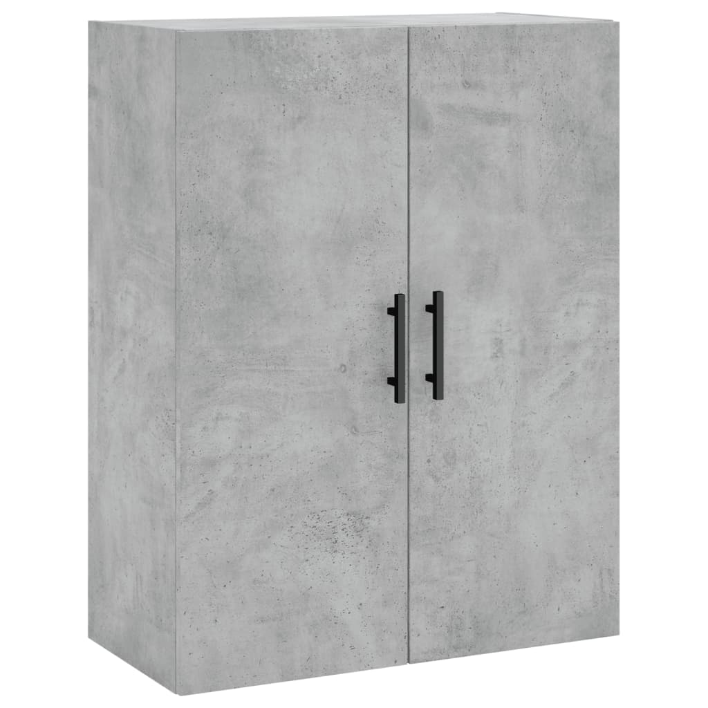 Wall Mounted Cabinet Concrete Grey 69,5x34x90 cm