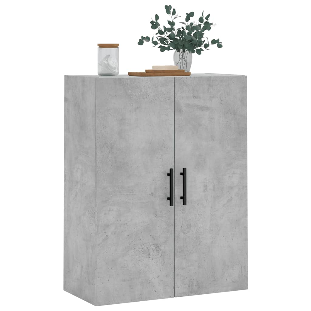 Wall Mounted Cabinet Concrete Grey 69,5x34x90 cm