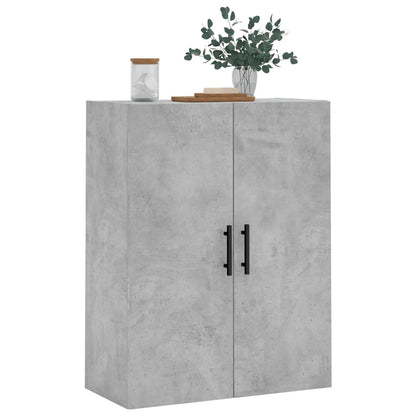 Wall Mounted Cabinet Concrete Grey 69,5x34x90 cm