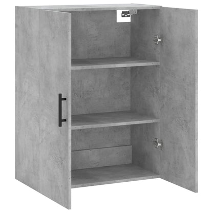 Wall Mounted Cabinet Concrete Grey 69,5x34x90 cm