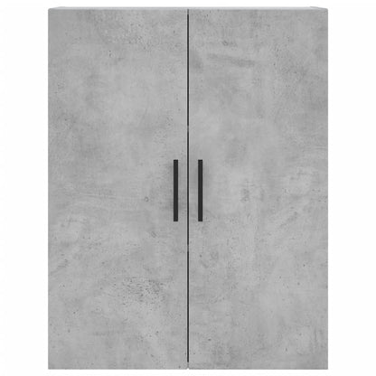 Wall Mounted Cabinet Concrete Grey 69,5x34x90 cm