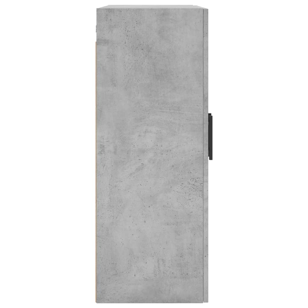 Wall Mounted Cabinet Concrete Grey 69,5x34x90 cm