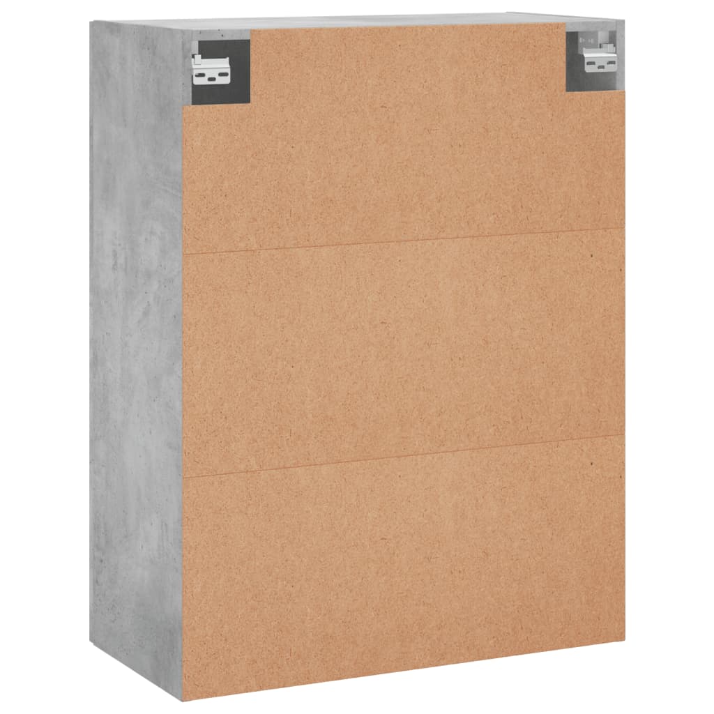 Wall Mounted Cabinet Concrete Grey 69,5x34x90 cm