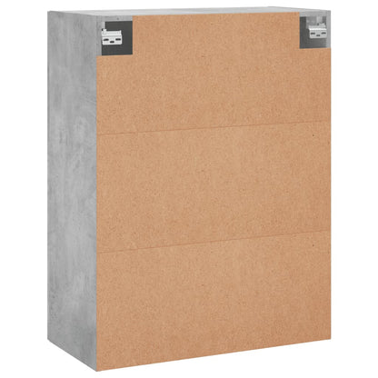 Wall Mounted Cabinet Concrete Grey 69,5x34x90 cm