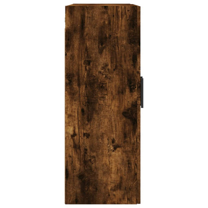 Wall Mounted Cabinet Smoked Oak 69,5x34x90 cm